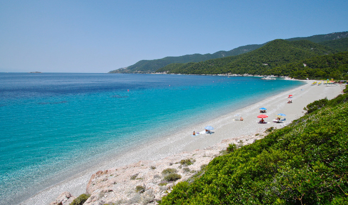  Milia plaža Skopelos 